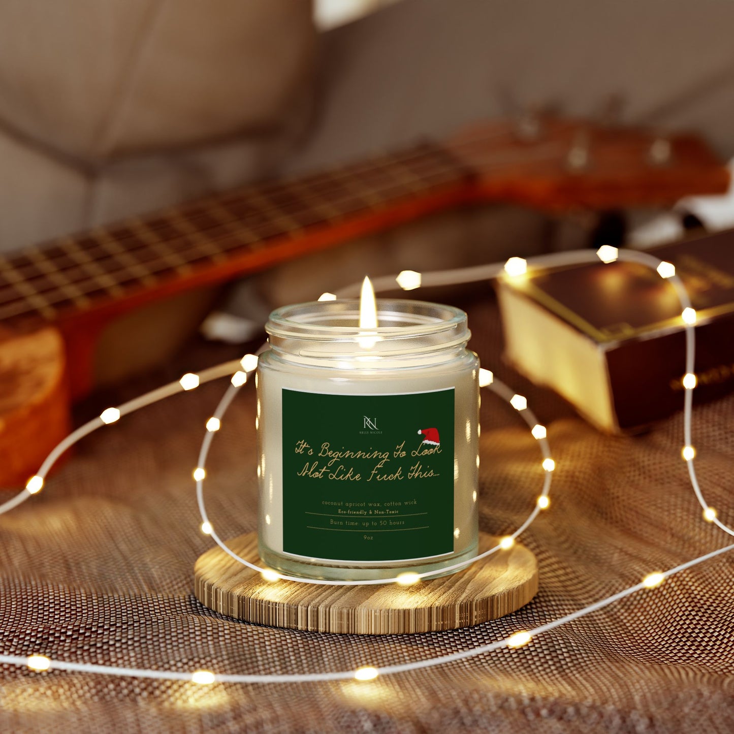 Holiday Scented Candles, Gifts for Her, Cozy Home Decor, Aromatherapy Relaxation, Eco-Friendly Candles, Christmas Presents, Relaxing Scents